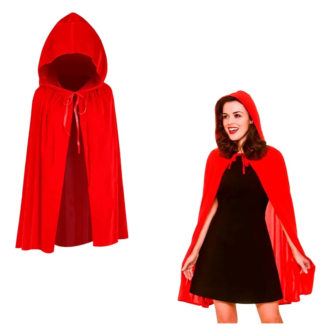 Capa Roja con Capucha